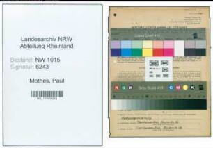 Entnazifizierung Paul Mothes , geb. 18.05.1899 (Kaufmann)