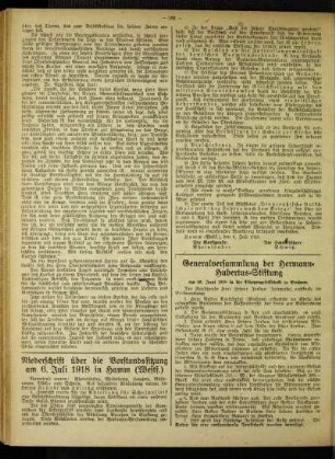 Niederschrift über die Vorstandssitzung am 6. Juli 1918 in Hamm (Westf.)