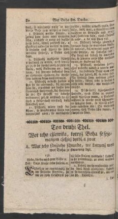 Ton druhi Thel. Wot teho czlowika, kotryz Boha se spjewanjom czeszicz dyrbi, a zwar