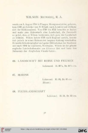 Wilson (Richard), R. A. (Nr. 66-68)