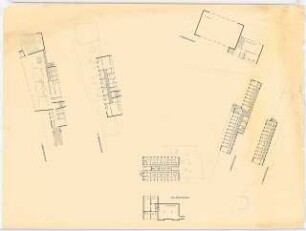Erweiterung der Technischen Universität Berlin Schinkelwettbewerb 1955: Grundrisse