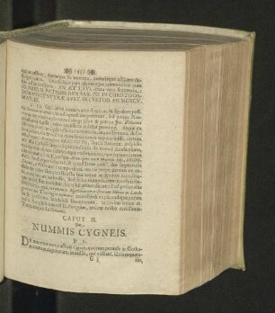 Caput II. De nummis cygneis.