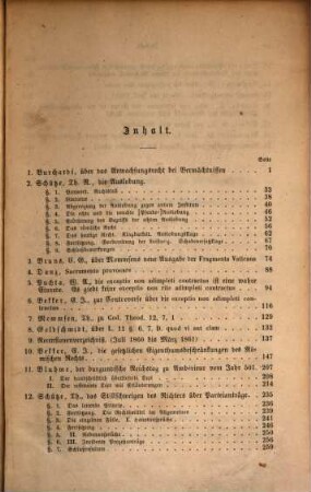 Jahrbuch des gemeinen deutschen Rechts. 5, 5. 1862
