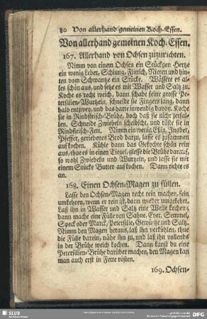 Von allerhand gemeinen Koch-Essen