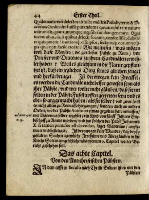 Das achte Capitel. Von den Antichristischen Päbsten.