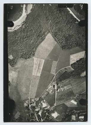 Luftaufnahme, Berger Hof (Radevormwald): Ansicht, Ortschaft, Wald und Felder