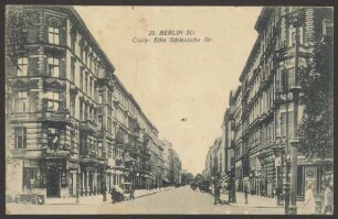 Ansichtskarte Cuvrystraße, Ecke Schlesische Straße