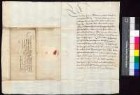 Nikolaus von Nostitz auf Dehsa und Cunewalde informiert Bürgermeister und Räte der Sechsstädte Bautzen, Görlitz, Zittau, Lauban, Kamenz und Löbau, dass ihn Kaiser Rudolf II. beauftragt habe mit ihnen wegen des Darlehens zu verhandeln.