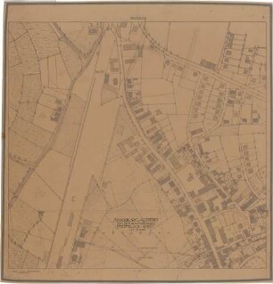 Gsaenger, Gustav; Moosburg (Bayern); Bebauungsplan - Stadtrand West (Lageplan)
