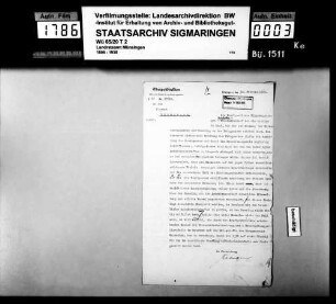 Kraftpostlinie Kleinengstingen - Zwiefaltendorf; Ablösung der Straßenunterhaltungslast in Zwiefaltendorf