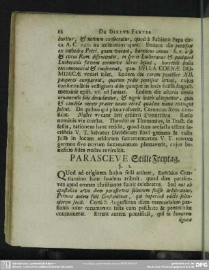 Parasceve, Stille Freytag