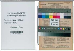 Entnazifizierung Otto Kloeber , geb. 14.10.1900 (Postbeamter)