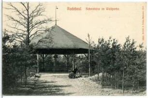 Radebeul. Schutzhütte im Waldpark