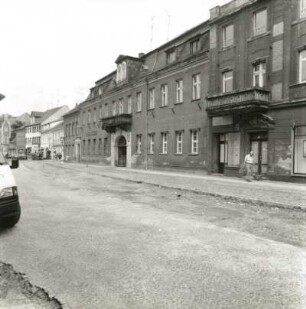 Spremberg, Lange Straße 15/16. Kreissparkasse (ehemaliges Kavalierhaus; 1706, 1843/20. Jh.)