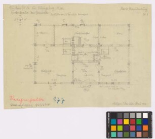 Reichenfelde (Kreis Königsberg/Neumark): Gemeindehirtenhaus. Grundriss