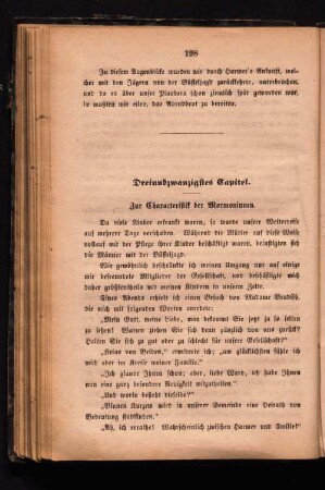 Dreiundzwanzigstes Kapitel Zur Characteristik der Mormoinnen.