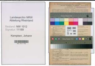 Entnazifizierung Johann Kempken , geb. 07.02.1900 (Kaufmann)