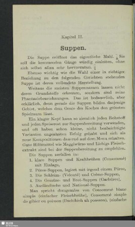 Kapitel II. Suppen