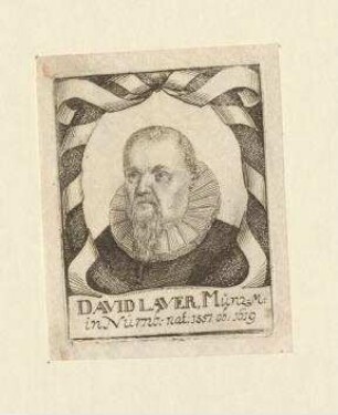 David Lauer, Münzmeister in Nürnberg; geb. 1557; gest. 1619