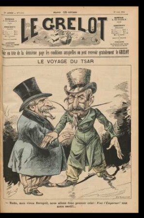Le voyage du Tsar