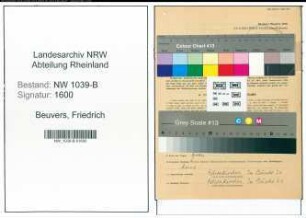Entnazifizierung Friedrich Beuvers , geb. 11.08.1902 (Schreiner)