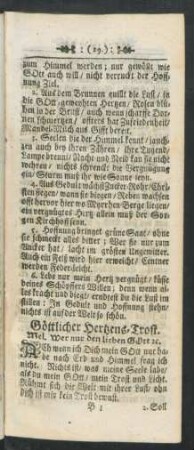 Göttlicher Hertzens-Trost