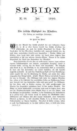 Heft 1 Juli 1890