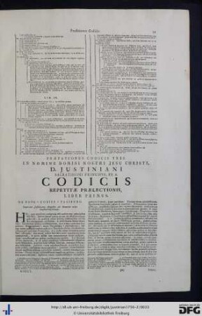 Praefationes Codicis Tres.
