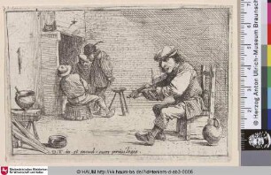 [Interieur mit vier Bauern; Four Peasants in an Interior]