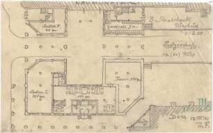 Fischer, Theodor; Würzburg, Münsterplatz; Sparkasse - Grundriss EG