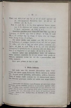 I. Philo Judaeus