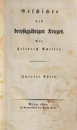 Friedrich Schillers sämmtliche Werke, 14. Geschichte des dreyßigjährigen Krieges ; 2