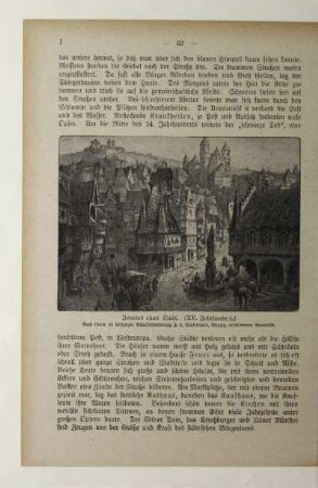Inneres einer Stadt. (XV. Jahrhundert)