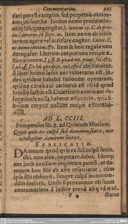 Ad L.CCIII. Pomponius lib. 8. ad Quintum Mucium