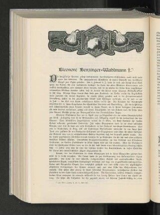 Eleonore Benzinger-Wahlmann