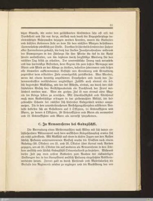 C. In Armeereserve bei Goduzischki