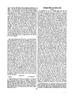 Goethes Wort an unsere Zeit : (Schluß)