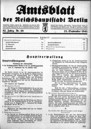 1941,38: Nr. 38, 21. September 1941