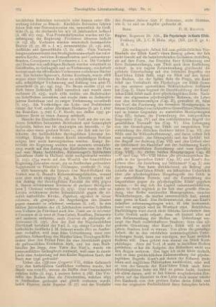 280-284 [Rezension] Hegler, Alffed, Die Psychologie in Kants Ethik