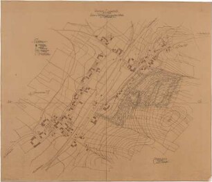 Gsaenger, Gustav; Moosburg - Langenbach (Bayern); Bebauungspläne - Teilerschließungsplatz-Gelände (Lageplan)