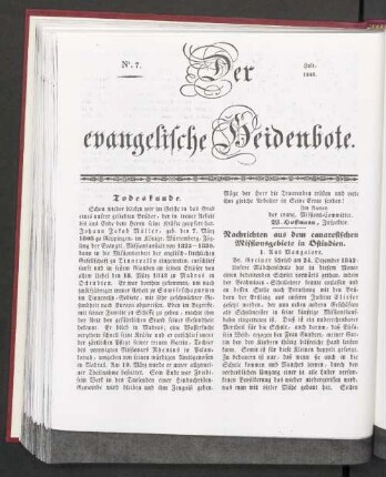 N° 7. Juli 1843