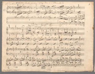 The Gypsy's warning, pf, Excerpts, Arr - BSB Mus.Schott.Ha 4990 : [heading p.5:] Ballo gratino. Tanz der Pulcinella's