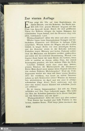 Zur vierten Auflage