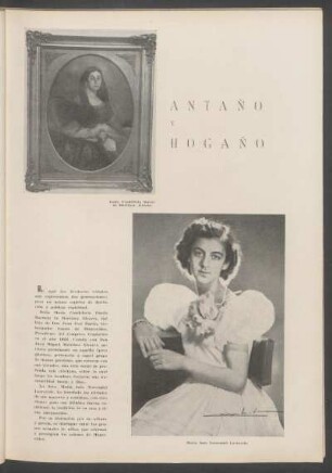 Antaño y hogaño