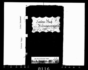 Konsensbuch für die Vorwerke Dippoldiswalde, St. Nicolai, Oberhäslich und Elend