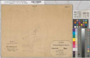 Alme (Brilon), Separation Niederalme, Bl. 1 Brouillonkarte Flur 4