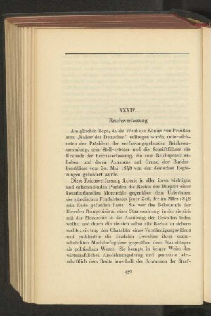 XXXIV. Reichsverfassung