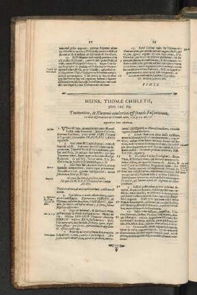 Heinr. Thomae Chifletii, Joh. Jac. Filii Tmemation, de ...