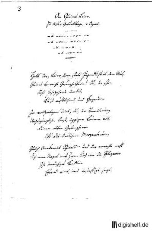 3: Brief von Johann Heinrich Voß an Johann Wilhelm Ludwig Gleim
