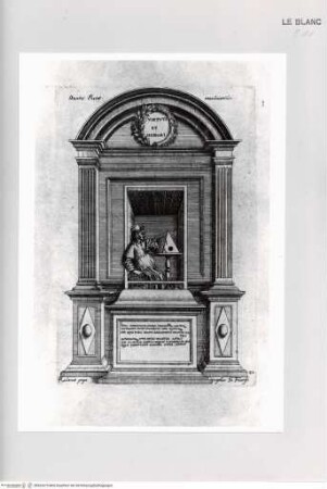 Monumenta clarorum doctrina praecipuè ..., Tafel 20: Das Grab des Dante Alighieri in Ravenna, San Francesco